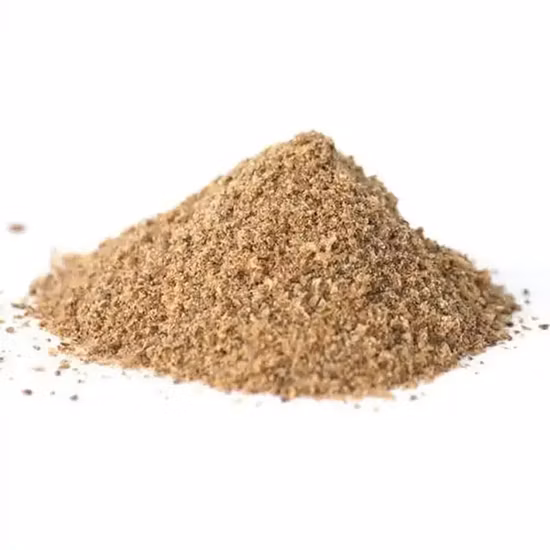 Polvere di buccia di riso nutriente alle proteine ​​per l'alimentazione degli animali che coltivano funghi commestibili.